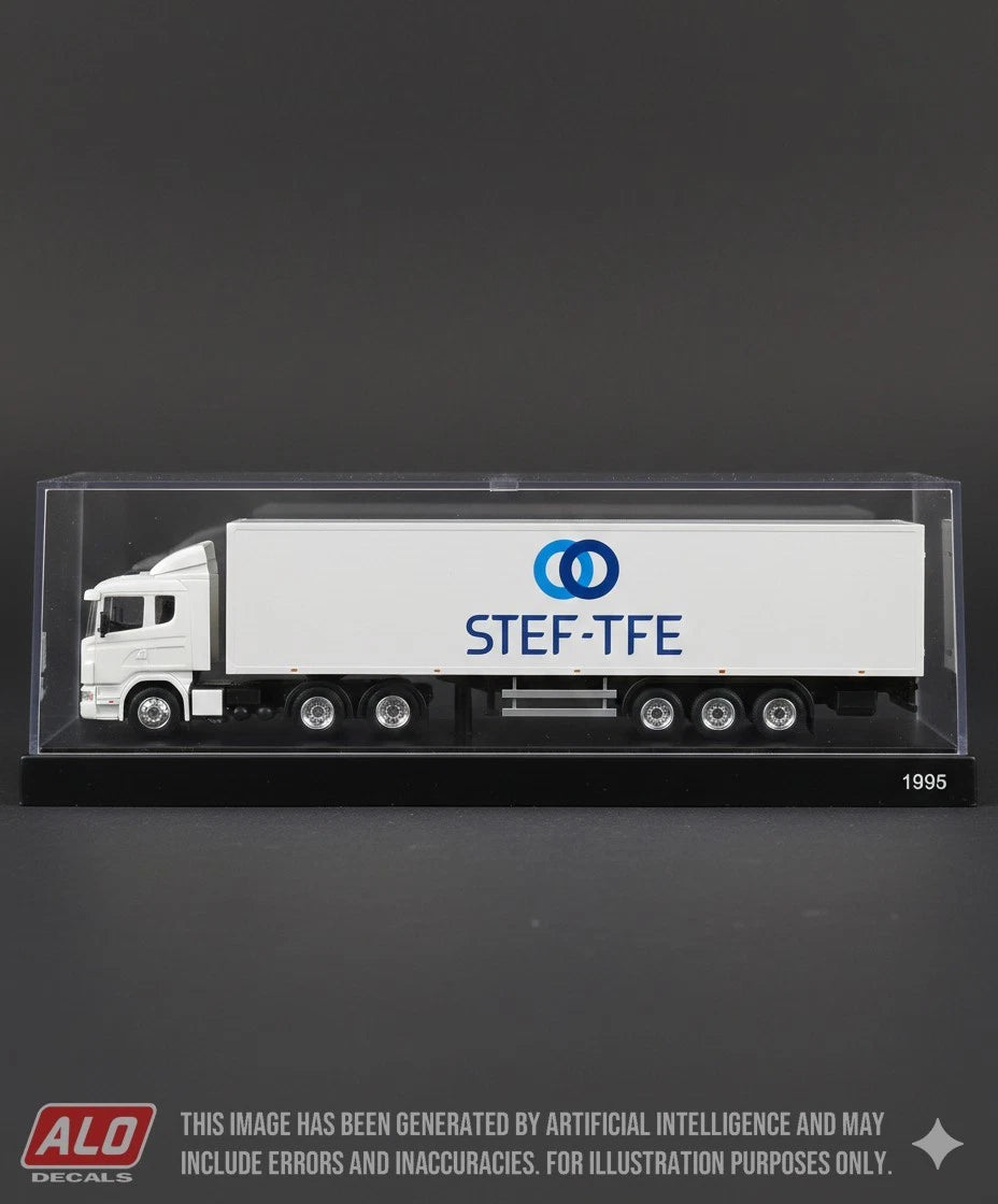 1992-2000 SEMI-TRAILER DECORATION "STEF-TFE" 1:87 DECALS