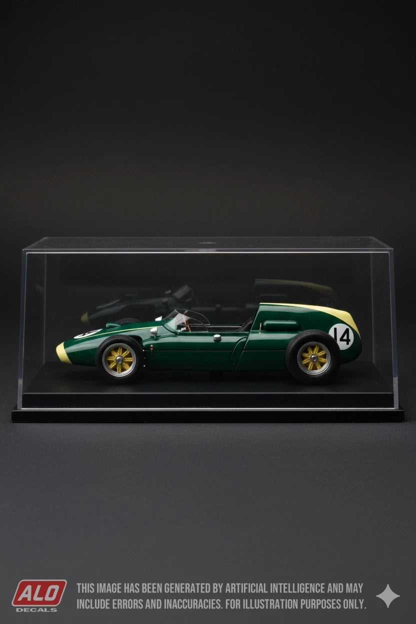1960 MONACO GP #14 COOPER T51 ROY SALVADORI 1:43 DECALS