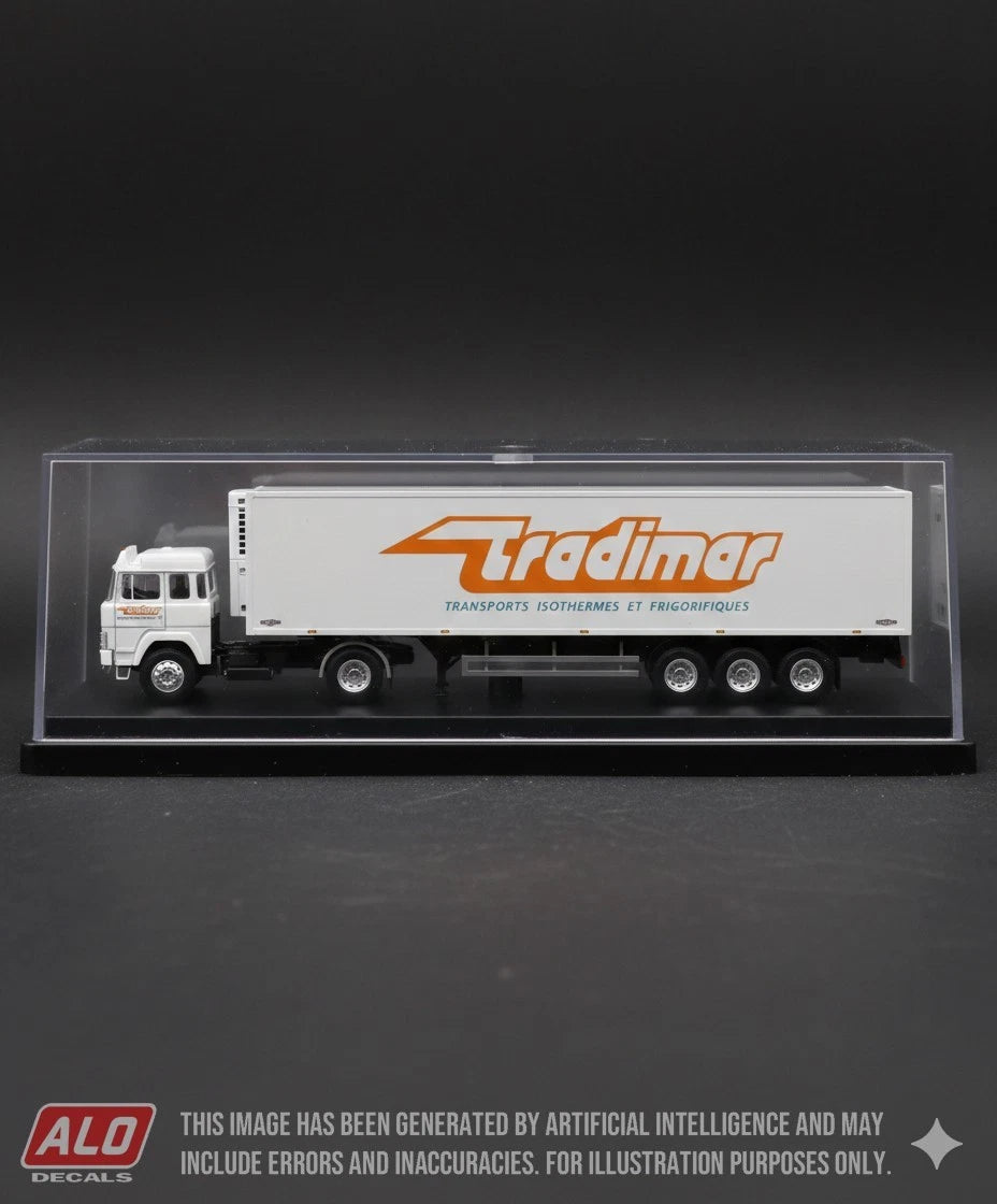 1985-1996 SEMI-TRAILER DECORATION "TRADIMAR" 1:87 DECALS