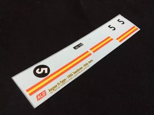 1965 SANDOWN #5 JAGUAR E-TYPE BOB JANE 1:43 DECALS