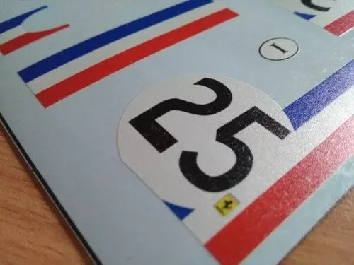 1963 LE MANS 24 HOURS #25 FERRARI 250 GTO PIERRE DUMAY/"ELDE" 1:43, 1:24, 1:18 DECALS
