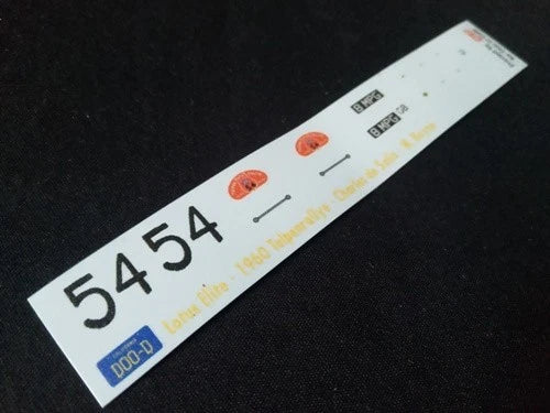 1960 TULPENRALLYE #54 LOTUS ELITE CHARLES DE SALIS/M. BOYNE 1:43 DECALS