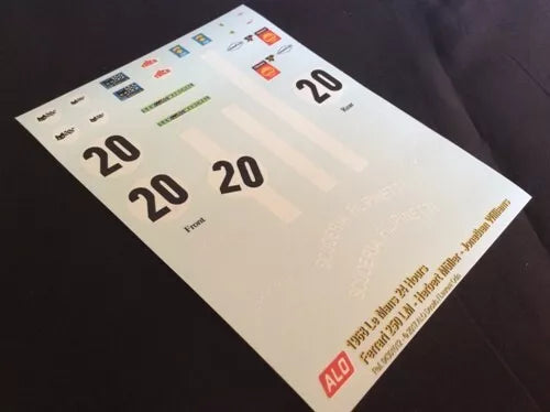 1968 LE MANS 24 HOURS #20 FERRARI 250 LM HERBERT MÜLLER/JONATHAN WILLIAMS 1:24 DECALS