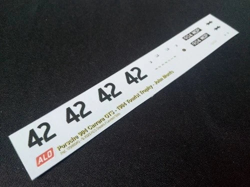 1964 TOURIST TROPHY, GOODWOOD #42 PORSCHE 904 JOHN MORRIS 1:43 DECALS