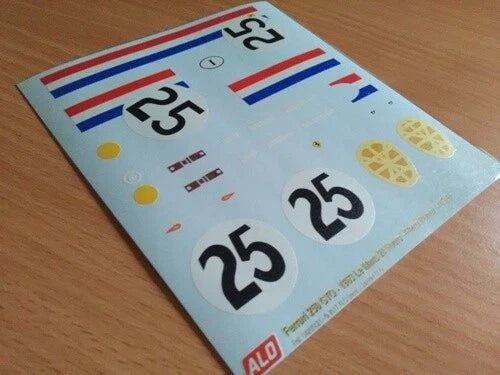 1963 LE MANS 24 HOURS #25 FERRARI 250 GTO PIERRE DUMAY/"ELDE" 1:43, 1:24, 1:18 DECALS
