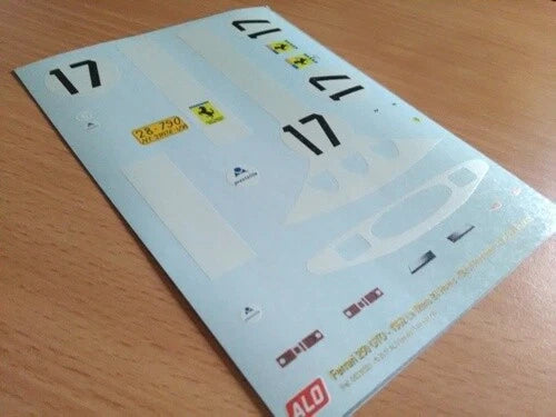 1962 LE MANS 24 HOURS #17 FERRARI 250 GTO BOB GROSSMAN/FIREBALL ROBERTS 1:43, 1:24, 1:18 DECALS