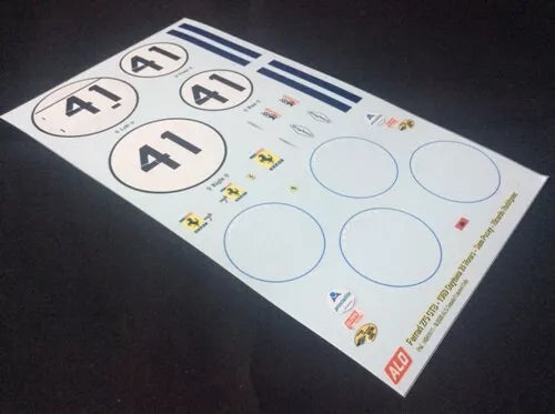 1969 DAYTONA 24 HOURS #41 FERRARI 275 GTB SAM POSEY/RICARDO RODRIGUEZ 1:18 DECALS