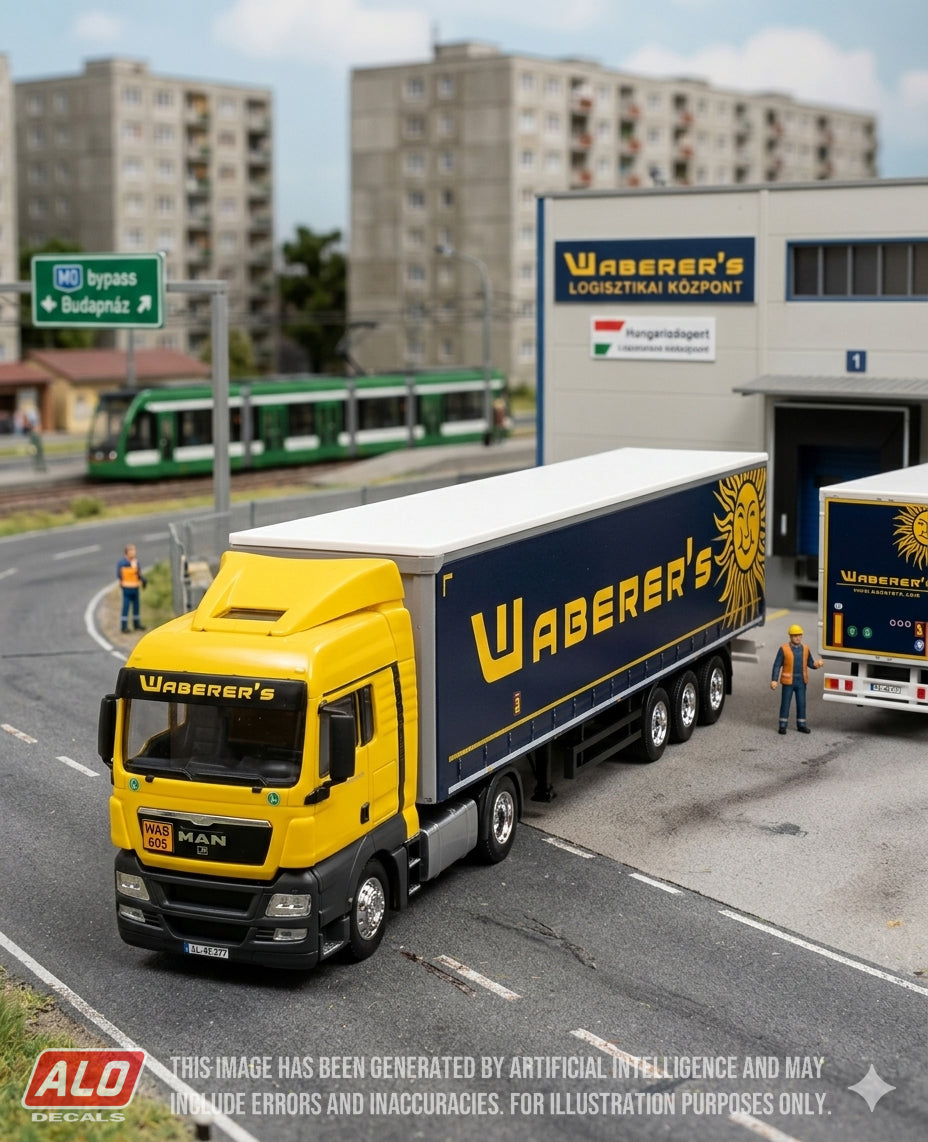 2020's SEMI-TRAILER DECORATION "WABERER'S" 1:87 DECALS