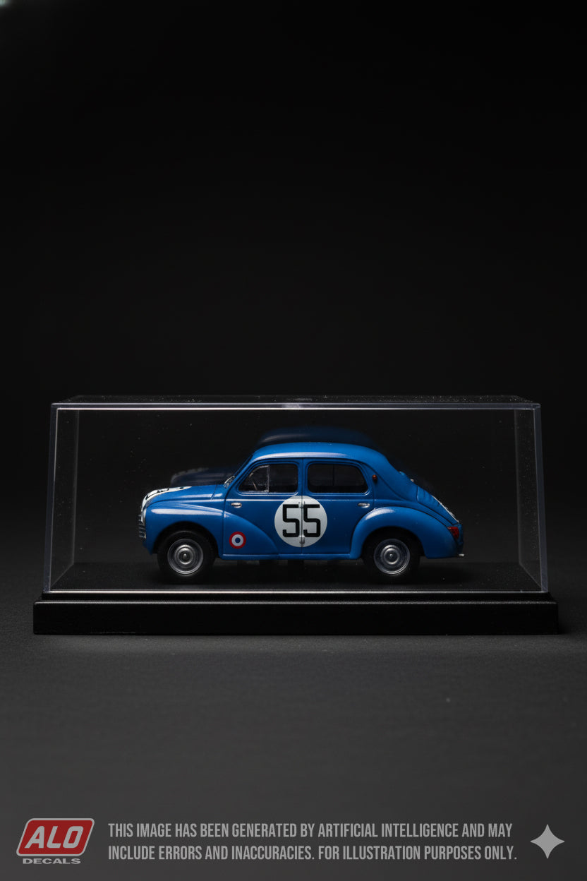 1952 LE MANS 24 HOURS #55 RENAULT 4CV JACQUES LECAT/HENRI SENFFTLEBEN 1:43 DECALS