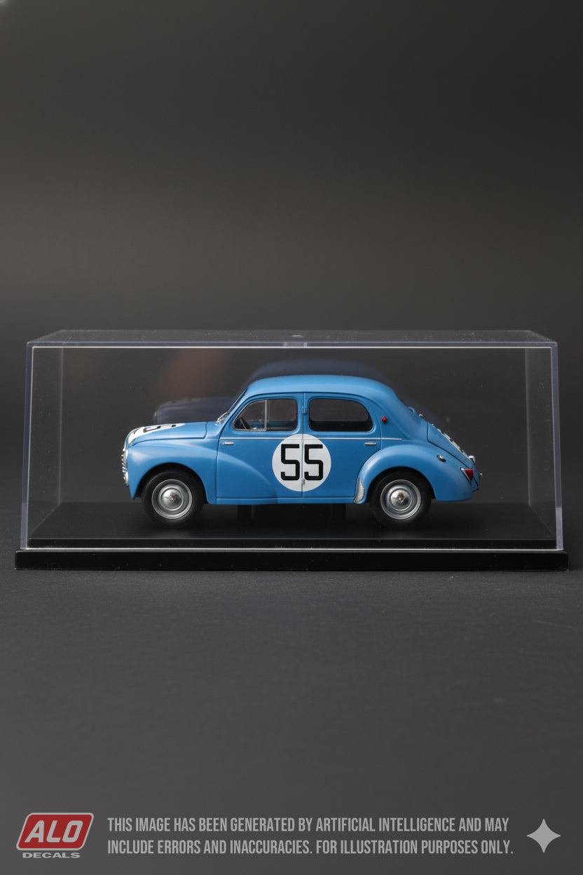 1953 LE MANS 24 HOURS #55 RENAULT 4CV JACQUES LECAT/HENRI SENFFTLEBEN 1:43 DECALS
