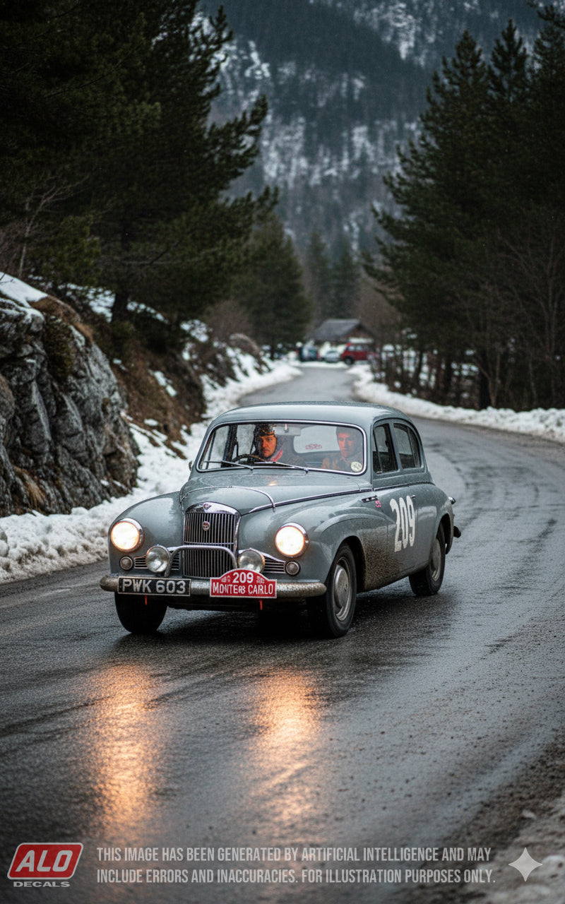 1955 MONTE CARLO RALLY #209 SUNBEAM MK.III NORMAN GARRAD/JOHN CUTTS 1:43 DECALS