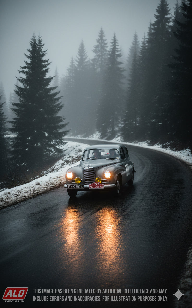 1955 MONTE CARLO RALLY #222 SUNBEAM MK.III SHEILA VAN DAMM/ANN HALL 1:43 DECALS