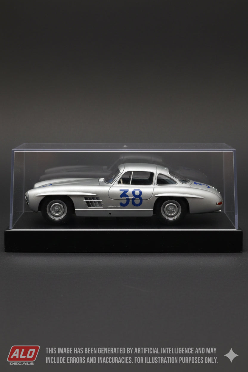 1956 TARGA FLORIO #38 MERCEDES-BENZ 300SL WOLFGANG VON TRIPS/BENGT MARTENSON 1:43 DECALS