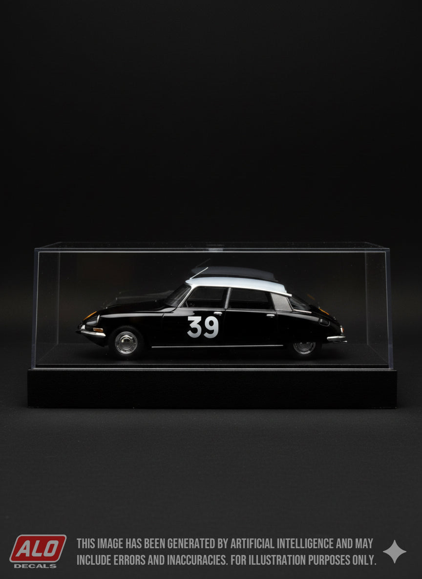 1958 RALLYE LORRAINE-ALSACE #39 CITROËN DS PIERRE BAINIER/JEAN STURNY 1:43 DECALS