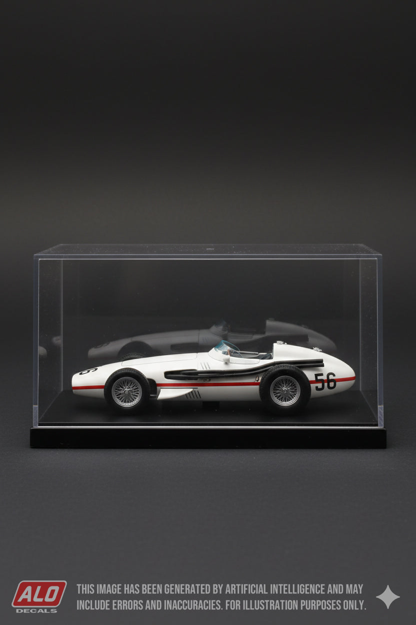 1958 MONACO GP #56 MASERATI 250F LOUIS CHIRON/ANDRE TESTUT 1:43 DECALS
