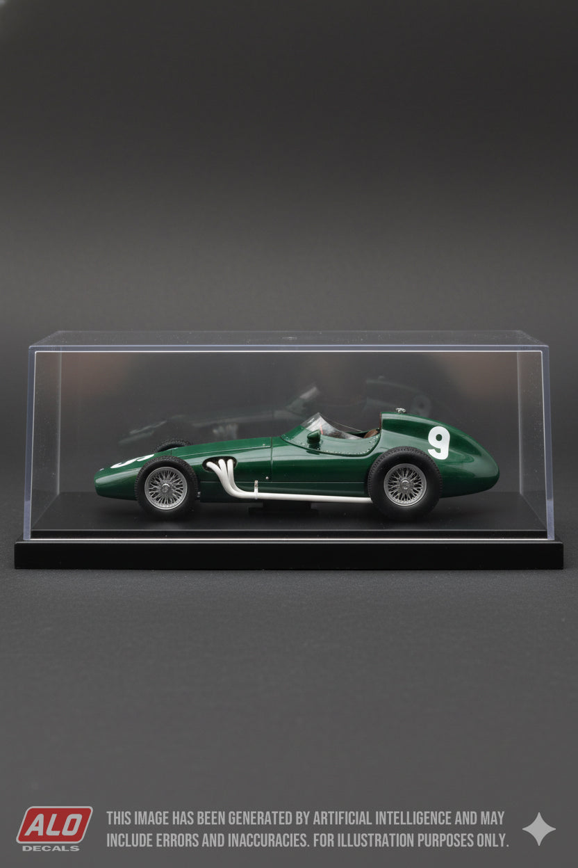 1959 GERMAN GP # 9 BRM P25 JO BONNIER 1:43 DECALS