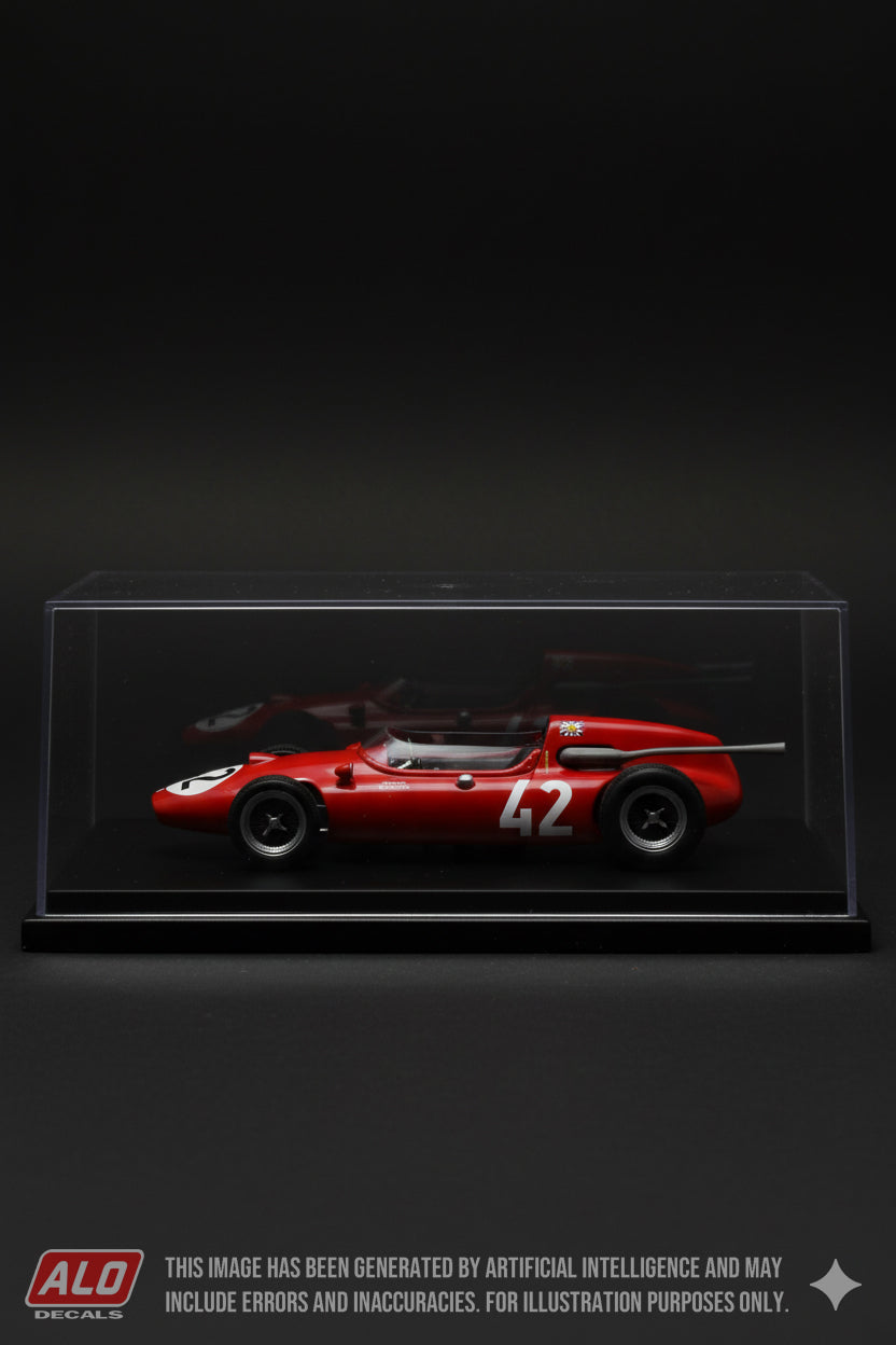 1959 ITALIAN GP #42 COOPER T51 IAN BURGESS 1:43 DECALS