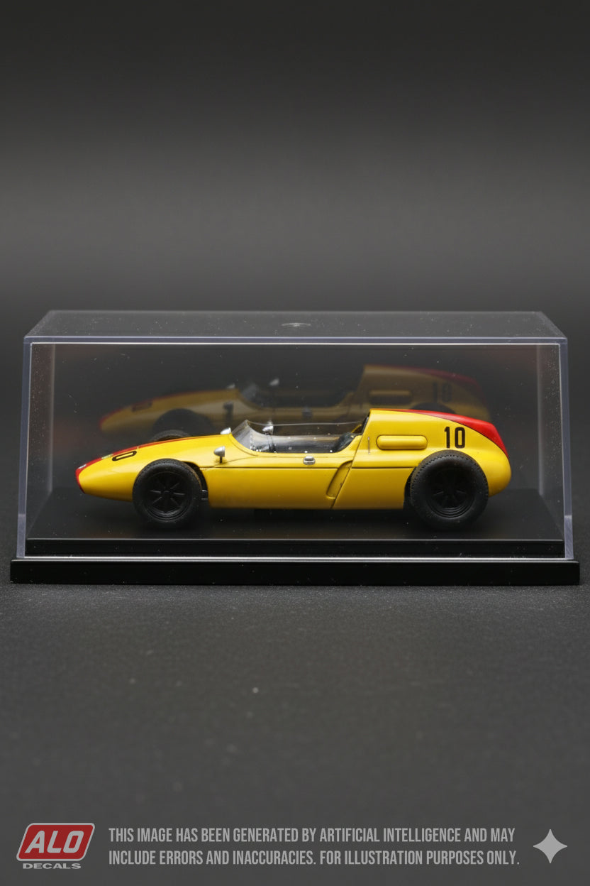 1959 MONACO GP #10 COOPER T51 LUCIEN BIANCHI 1:43 DECALS