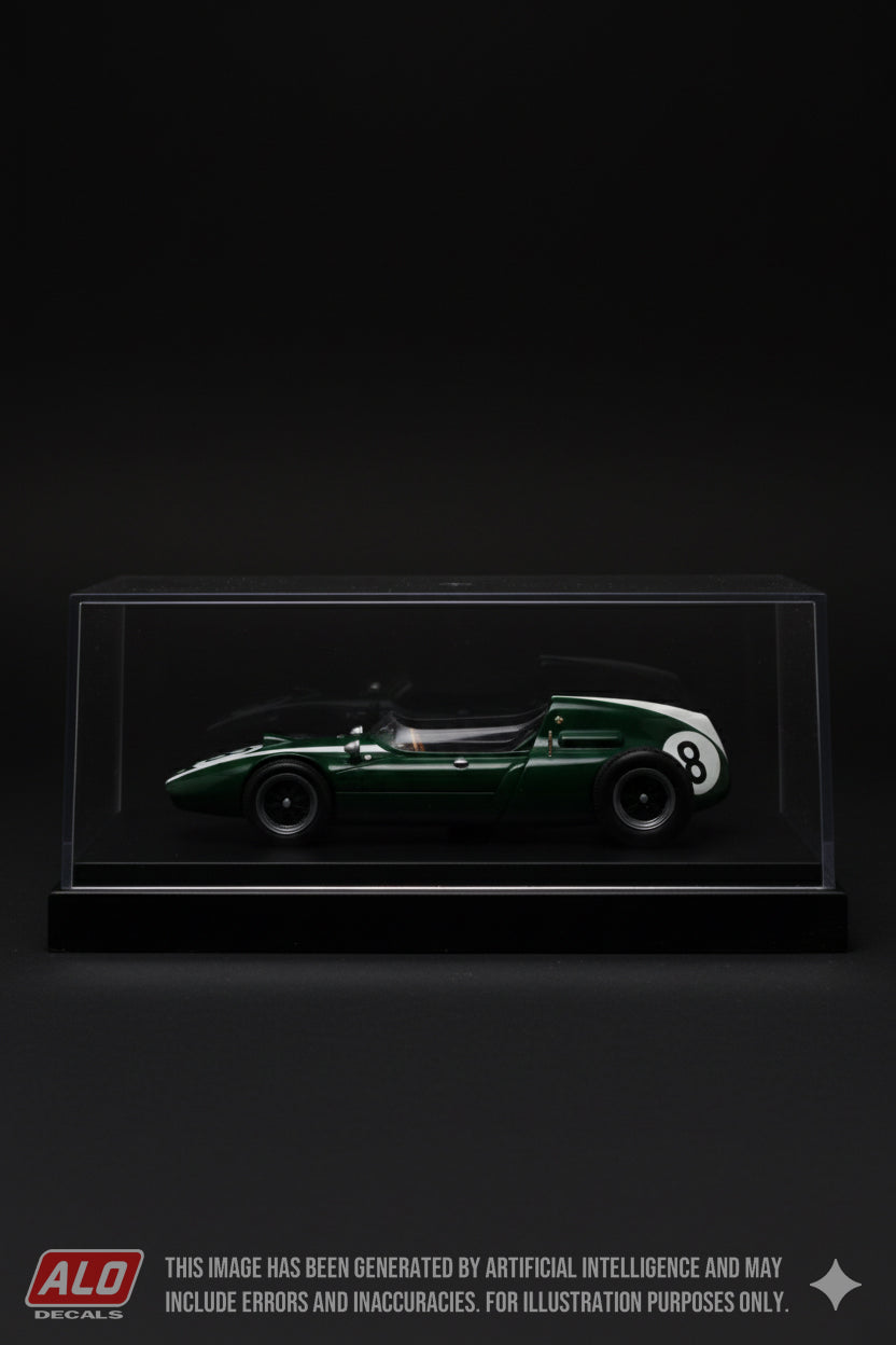 1959 DUTCH GP #8 COOPER T51 JACK BRABHAM 1:43 DECALS