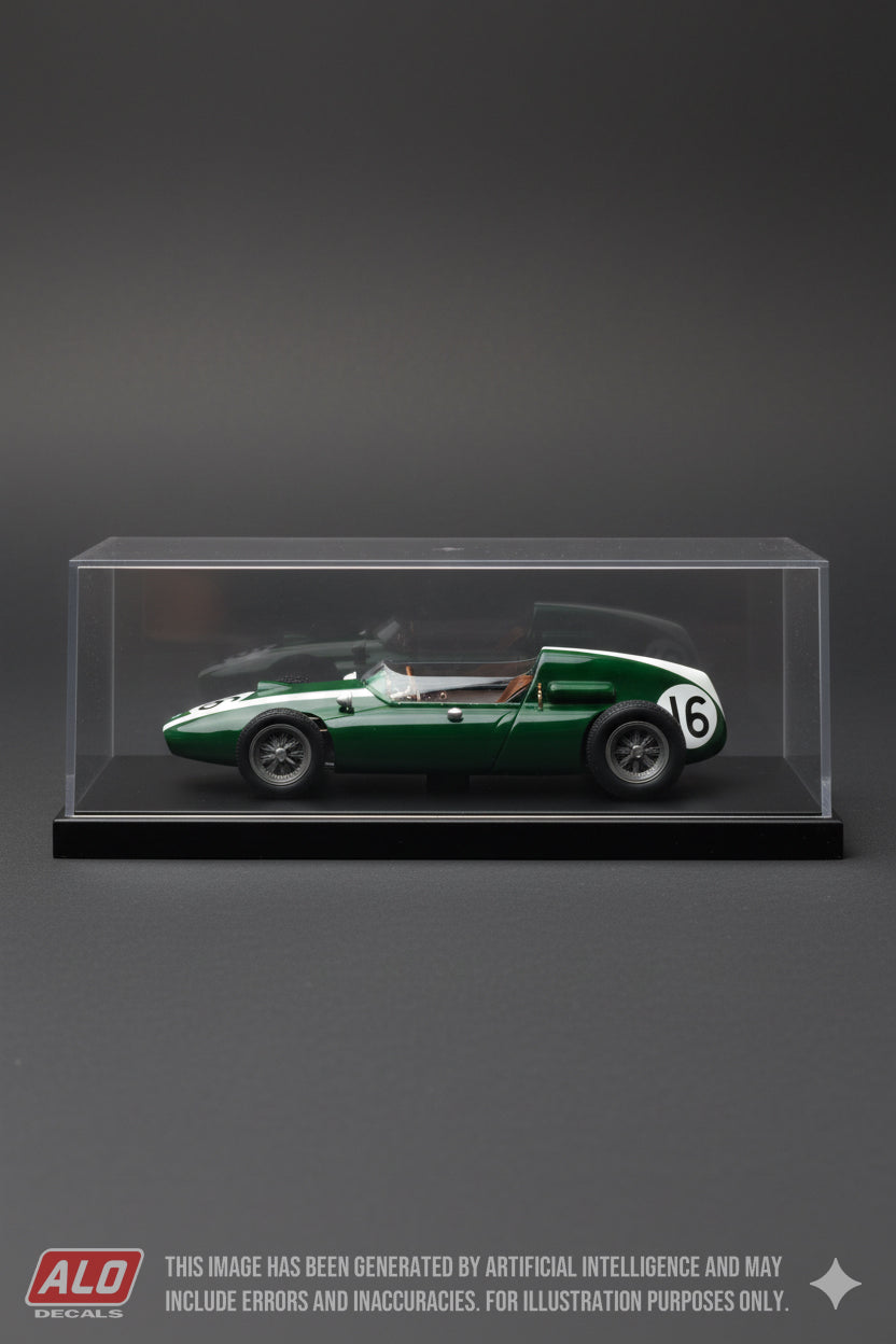 1960 ARGENTINE GP #16 COOPER T51 BRUCE MCLAREN 1:43 DECALS