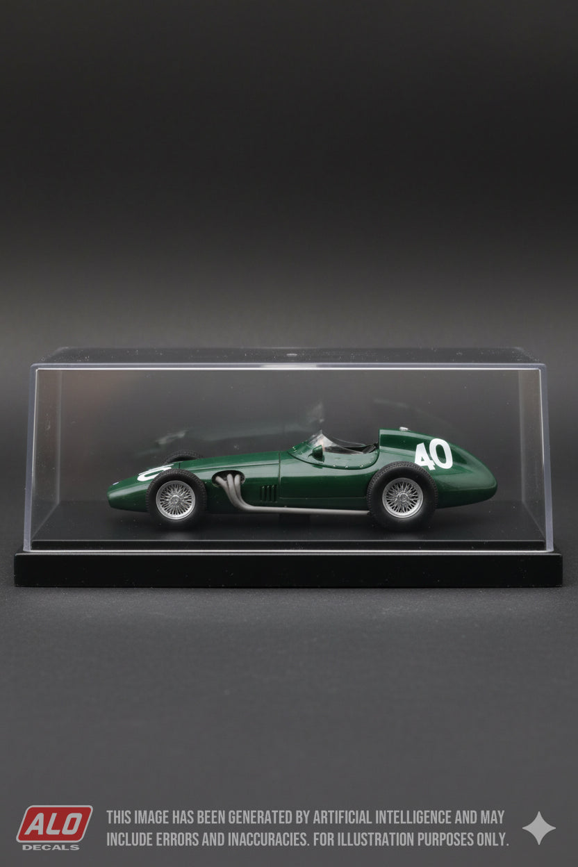 1960 ARGENTINE GP #40 BRM P25 JO BONNIER 1:43 DECALS