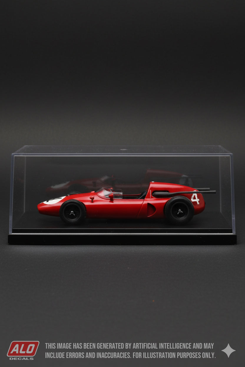 1960 ARGENTINE GP #4 COOPER T51 ROBERTO BONOMI 1:43 DECALS