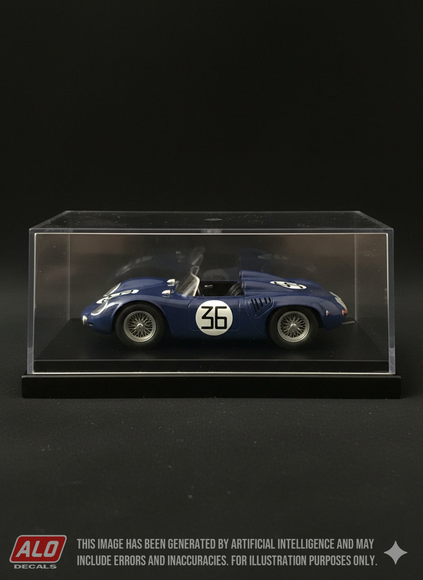 1960 LE MANS 24 HOURS #36 PORSCHE 718 JEAN KERGUEN/ROBERT LA CAZE 1:43 DECALS