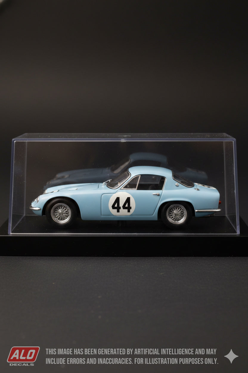 1960 LE MANS 24 HOURS #44 LOTUS ELITE ROGER MASSON/CLAUDE LAURENT 1:43 DECALS