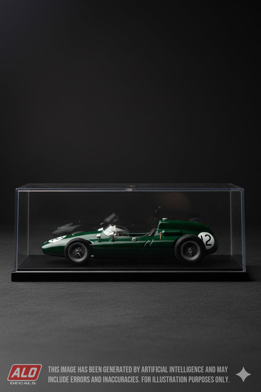 1960 MONACO GP #12 COOPER T51 BRUCE HALFORD 1:43 DECALS
