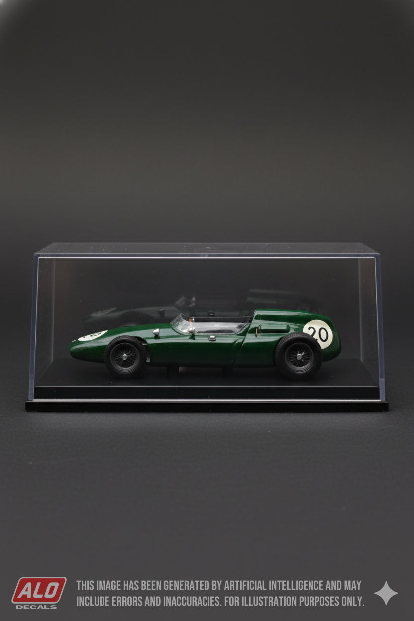 1960 DUTCH GP #20 COOPER T51 CAREL GODIN DE BEAUFORT 1:43 DECALS