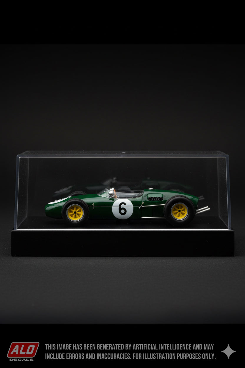 1960 DUTCH GP #6 LOTUS 18 JIM CLARK 1:43 DECALS