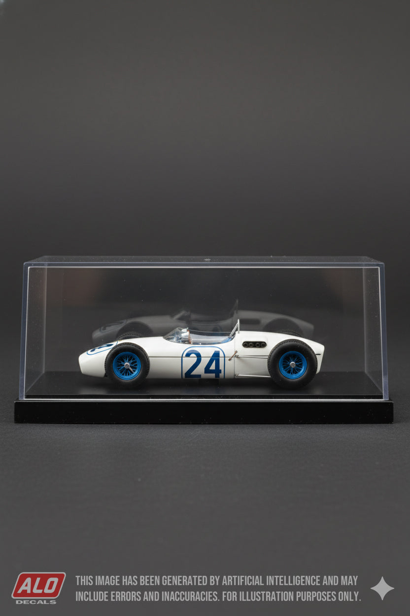 1960 UNITED STATES GP #24 LOTUS 18 JIM HALL 1:43 DECALS