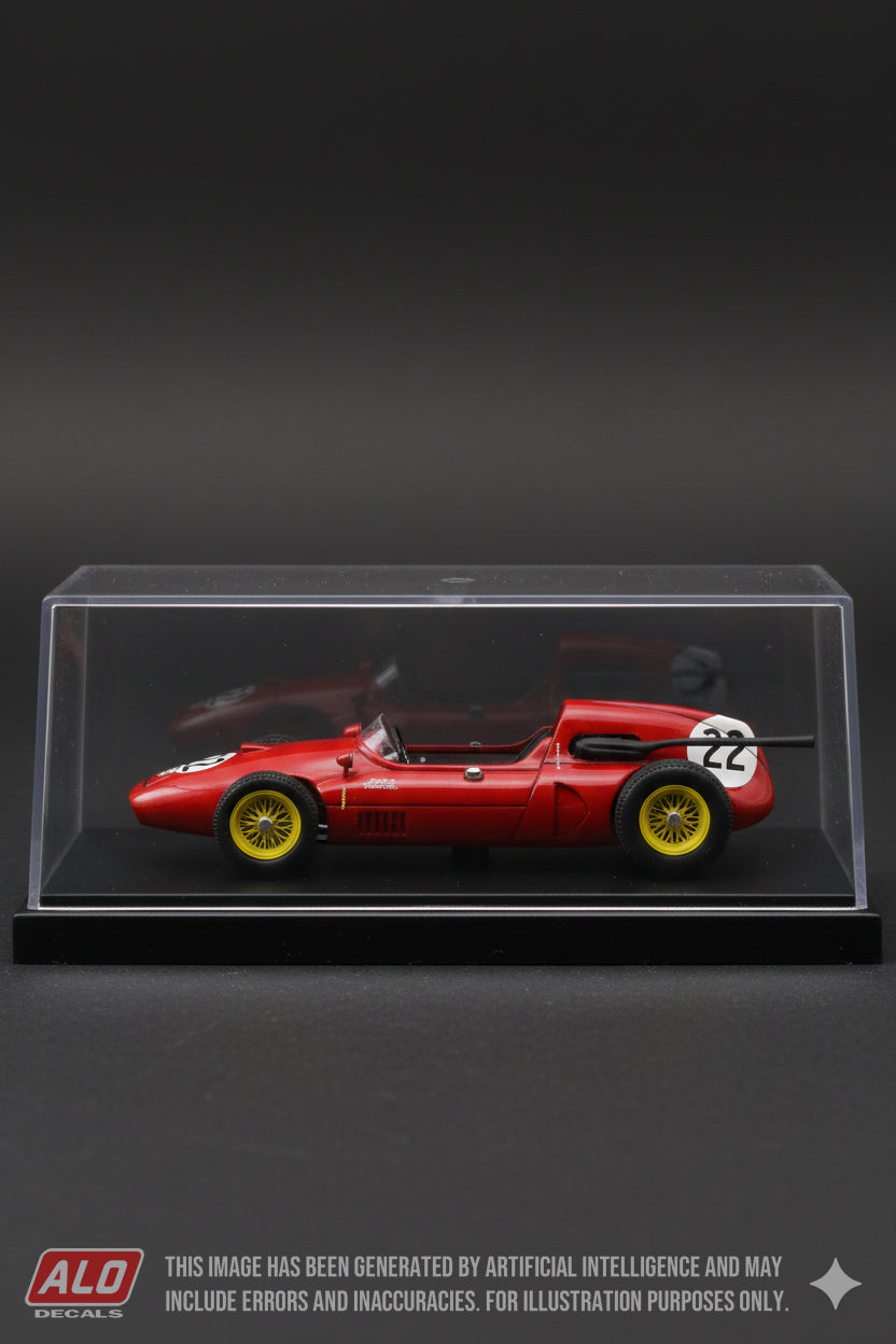 1961 PAU GP #22 COOPER T51 MARIO CABRAL 1:43 DECALS