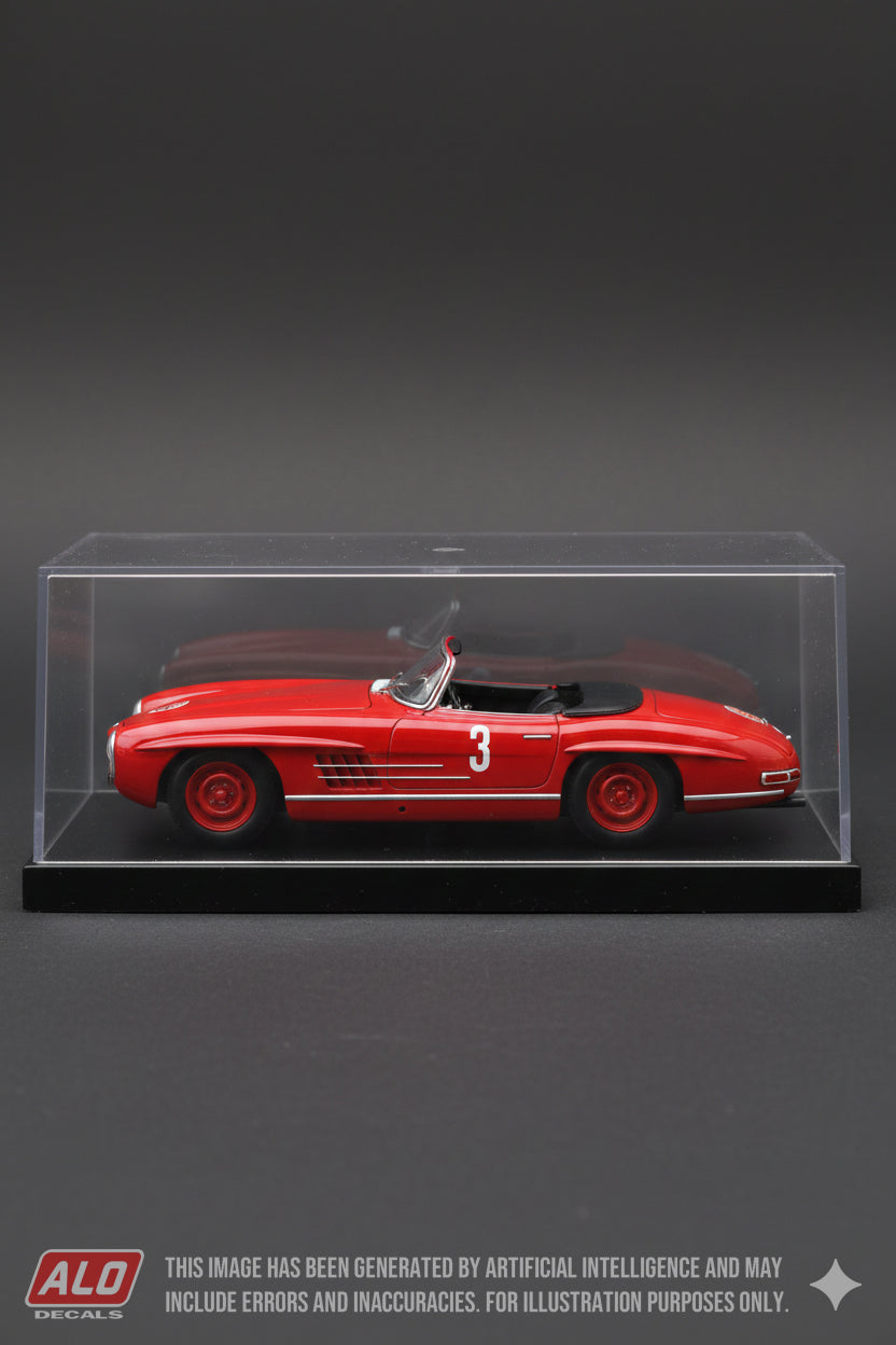 1961 TULPENRALLYE #3 MERCEDES-BENZ 300SL HANS TAK/W. LIJMER 1:43 DECALS