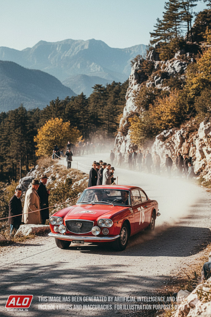 1963 RALLY DEI FIORI #78 LANCIA FLAVIA COUPE FRANCO PATRIA/ALBERTO ORENGO 1:43 DECALS