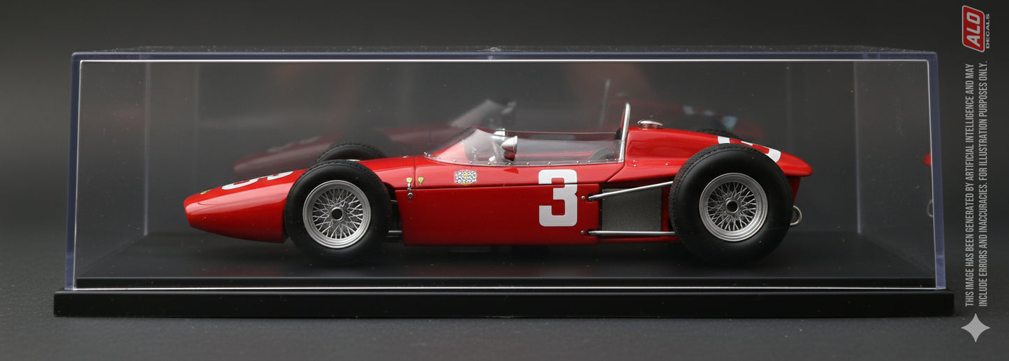 1963 BRITISH GP #3 BRM P578 LORENZO BANDINI 1:43 DECALS