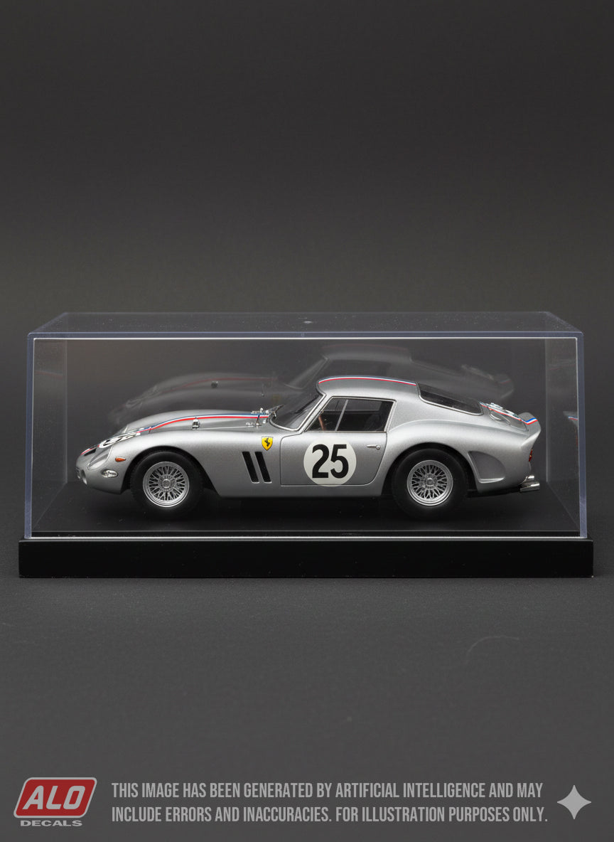 1963 LE MANS 24 HOURS #25 FERRARI 250 GTO PIERRE DUMAY/"ELDE" 1:43, 1:24, 1:18 DECALS