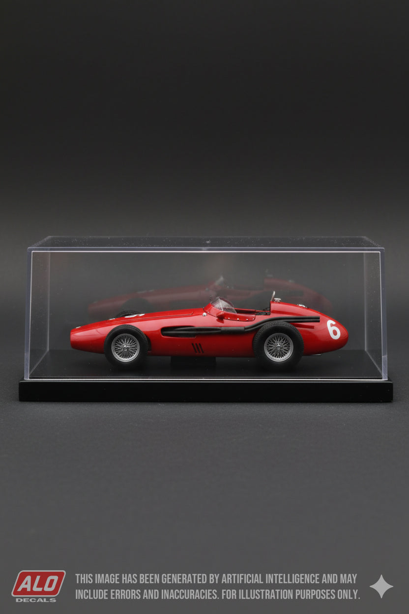 1963 MONT VENTOUX HILLCLIMB #6 MASERATI 250F OTTORINO VOLONTERIO 1:43 DECALS