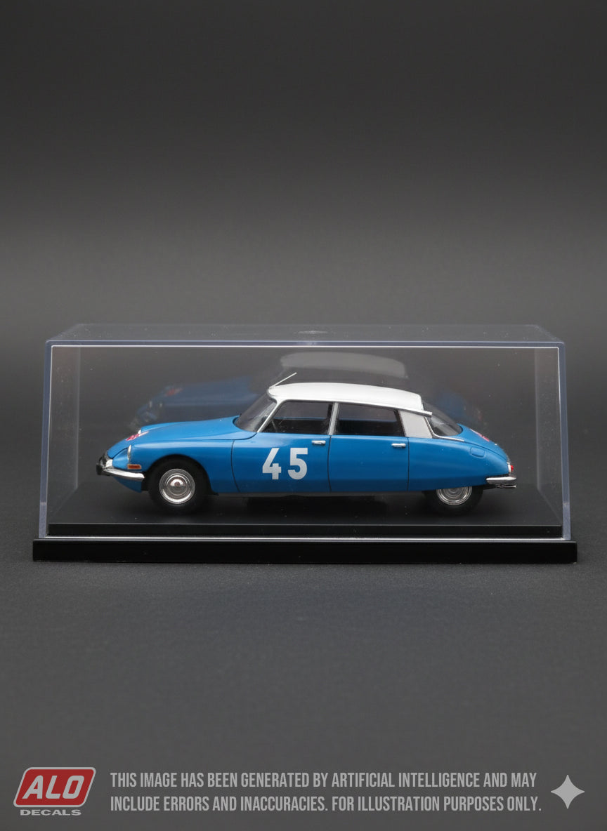 1964 ALPENFAHRT #45 CITROËN DS JEAN-CLAUDE OGIER/LUCETTE POINTET 1:43 DECALS