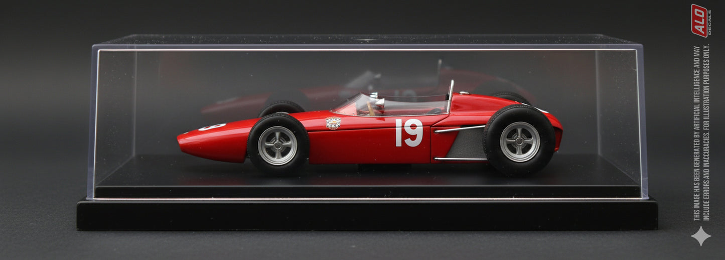 1964 AUSTRIAN GP #19 BRM P578 TONY MAGGS 1:43 DECALS