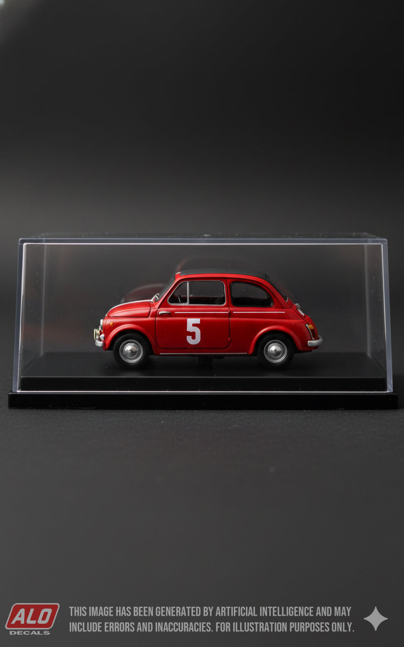 1964 MONTE CARLO RALLY #5 STEYR-PUCH 650 GÜNTHER SCHORN/HANS PAIL 1:43 DECALS