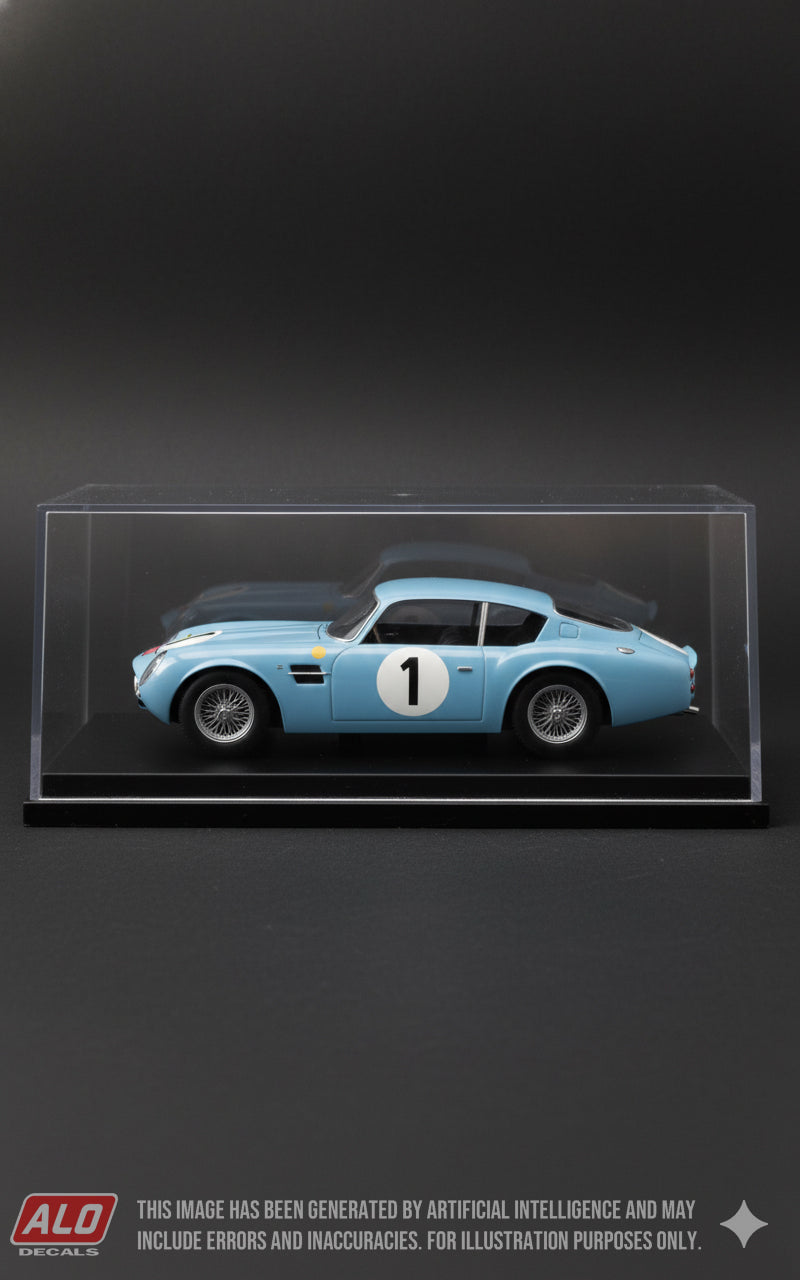 1964 ROUTES DU NORD RALLY #1 ASTON MARTIN DB4 GTZ CLAUDE LE GUEZEC/"FRANC" 1:43 DECALS