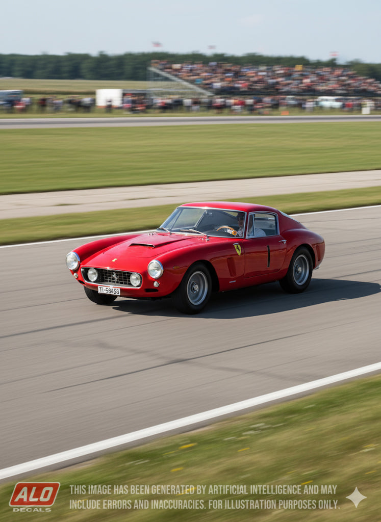 1965 AUSTRIAN GRAND PRIX, ZELTWEG #1 FERRARI 250 GT SWB GUNTHER PHILIPP 1:43, 1:24, 1:18 DECALS