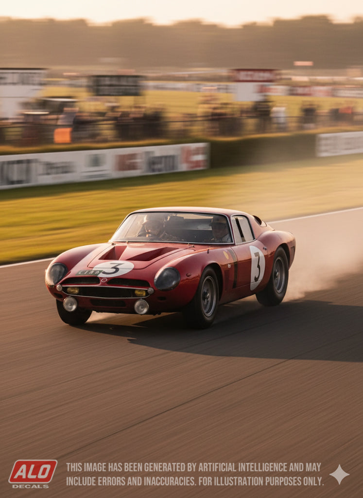 1965 LE MANS 24 HOURS #3 ISO GRIFO JEAN DE MORTEMART/REGIS FRAISSINET 1:43 DECALS