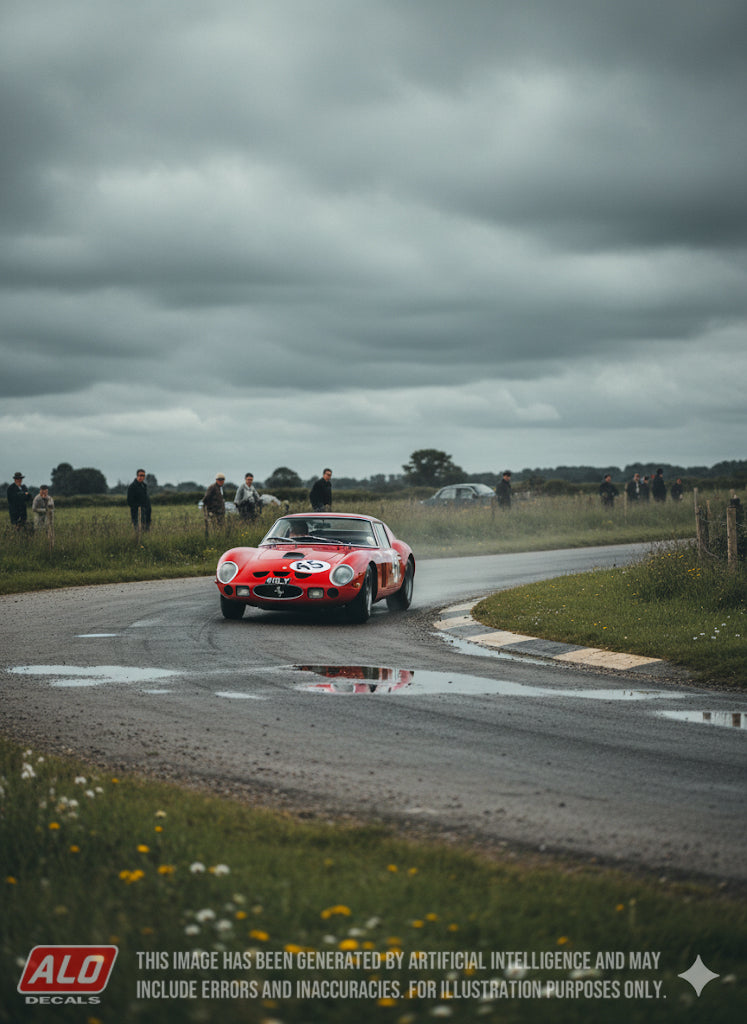 1965 LEINSTER TROPHY, DUNBOYNE #45 FERRARI 250 GTO PETER CLARKE 1:43, 1:32, 1:24, 1:18 DECALS