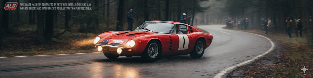 1965 LORRAINE RALLY #1 ISO GRIFO REGIS FRAISSINET/OLIVIER TURCAT 1:43 DECALS