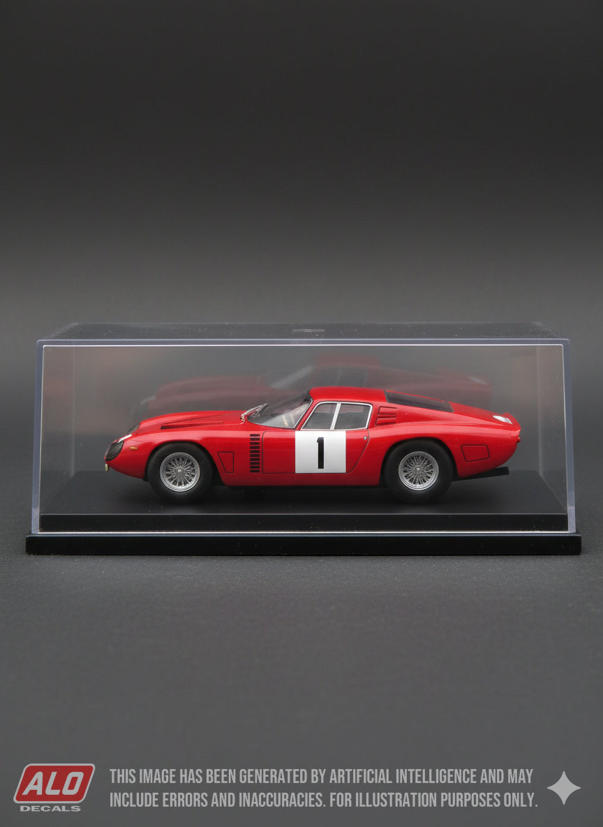 1965 LORRAINE RALLY #1 ISO GRIFO REGIS FRAISSINET/OLIVIER TURCAT 1:43 DECALS