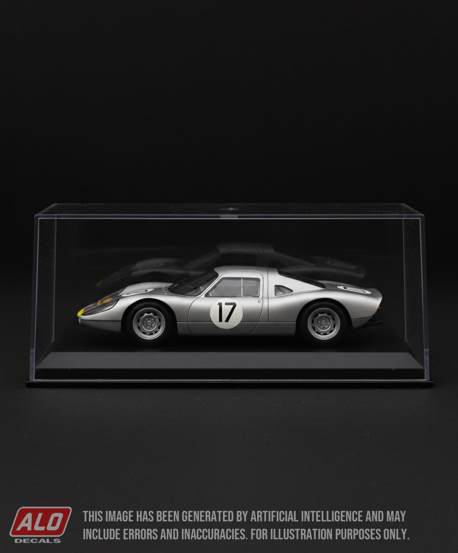 1965 MARATHON DE LA ROUTE #17 PORSCHE 904 "ELDE"/WILLY MAIRESSE 1:43, 1:32 DECALS