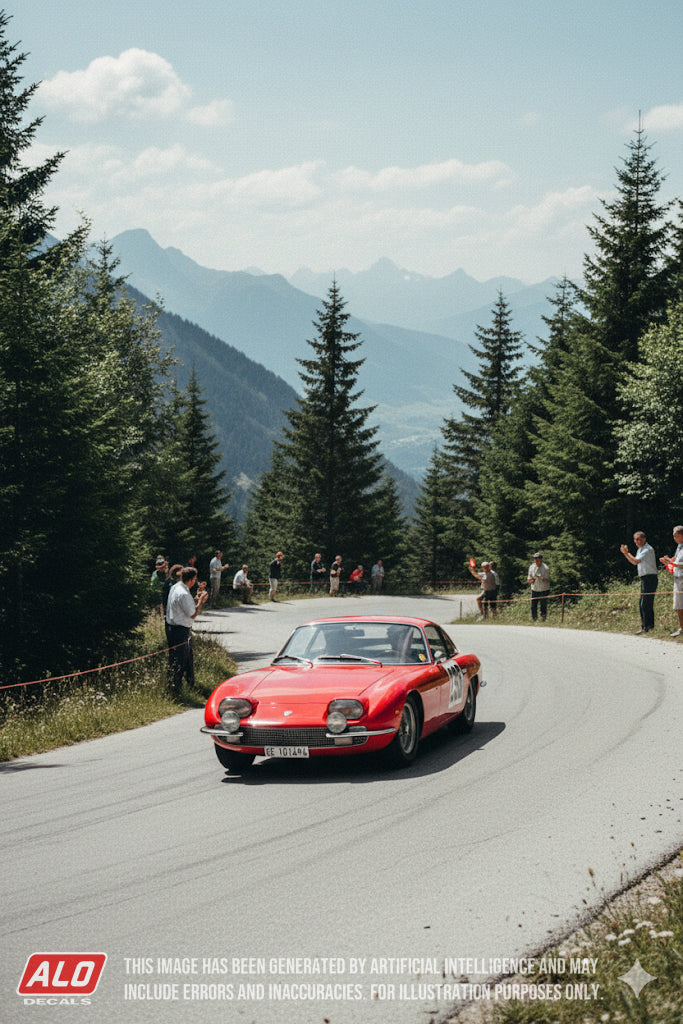 1965 MARCHAIRUZ HILLCLIMB #235 LAMBORGHINI 350 GT "VASCO" 1:43 DECALS