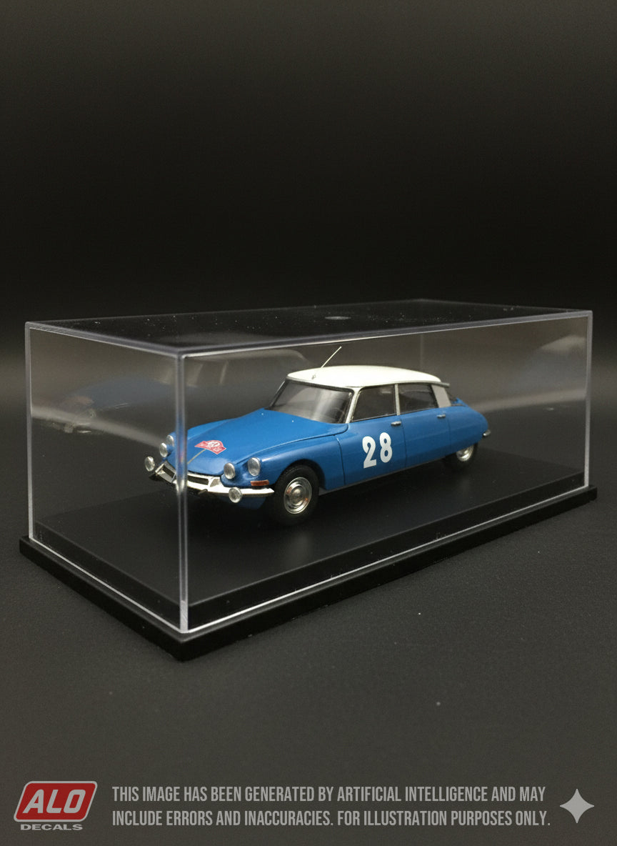 1966 MONTE CARLO RALLY # 28 CITROËN DS JEAN-CLAUDE OGIER/BERNARD OGIER 1:43 DECALS